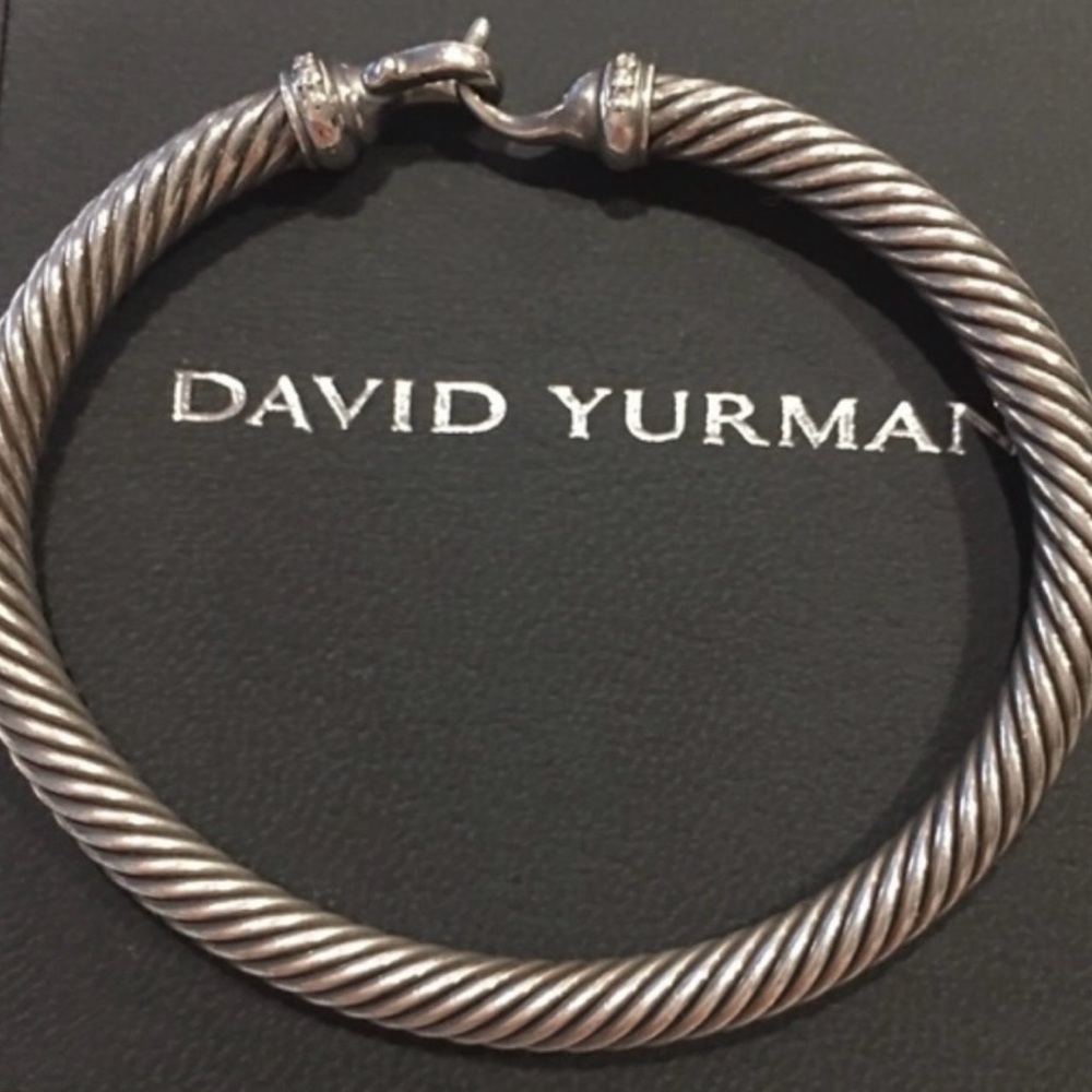 David Yurman Twisted Silver Bracelet